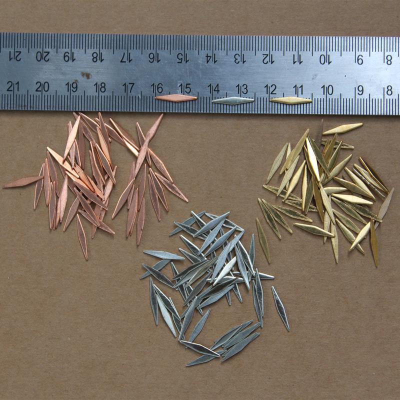 锔白铜瓷钉花焗材料器手