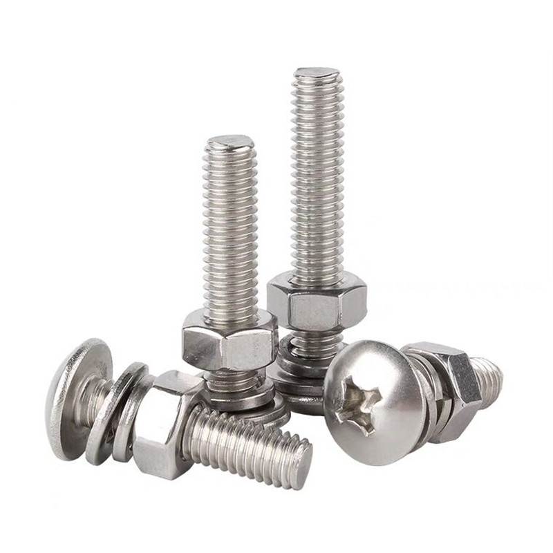 不锈钢大扁头螺丝母平垫