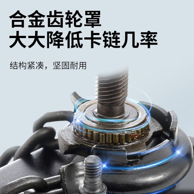 手扳葫芦0.75吨1吨1.5吨手摇吊葫芦环链手板手动紧线器拉线器*