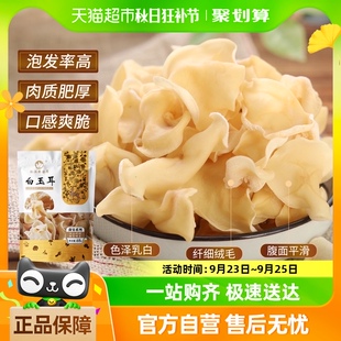 怡江黄金耳白玉耳白玉木耳68g碗耳干货银耳大白玉竹子菇凉拌清炒