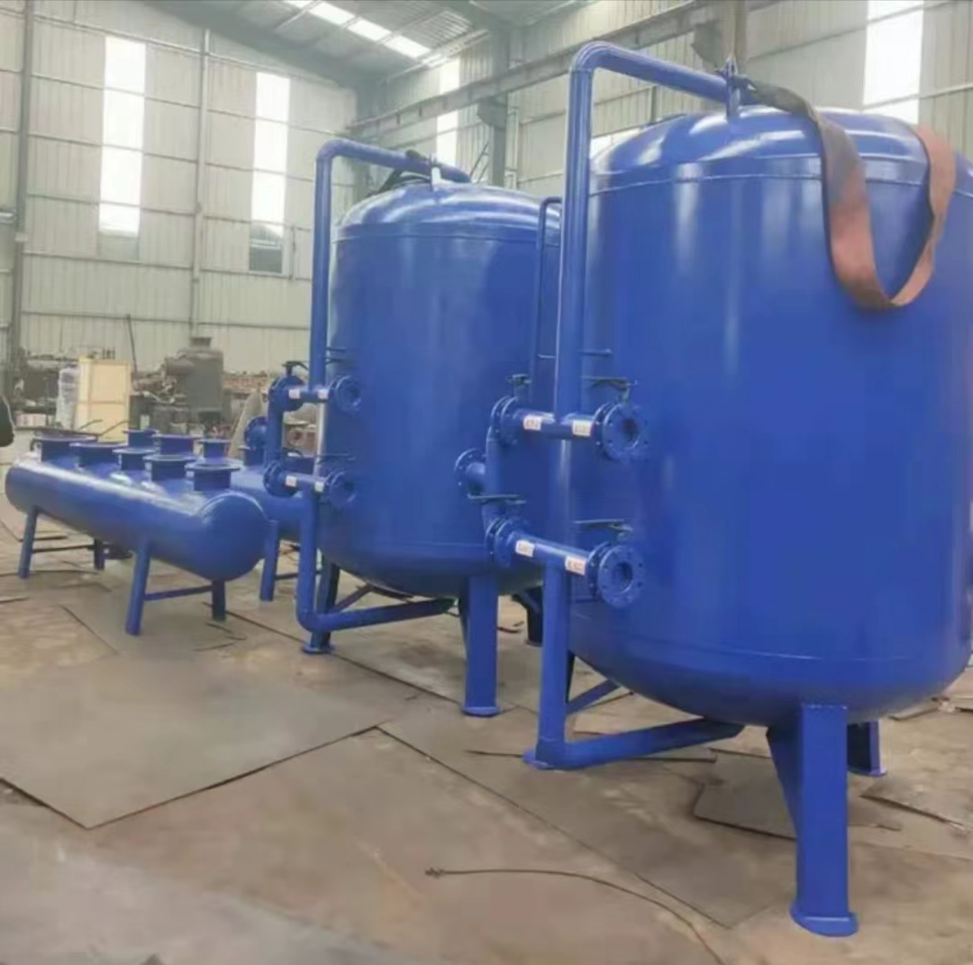 石英砂过滤器全自动活性炭锰砂多介质机械过滤器砂缸浅层砂过滤罐
