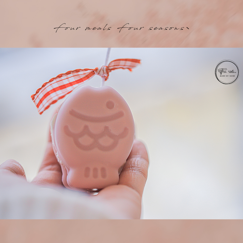 年有魚小蜡烛香薰可爱新