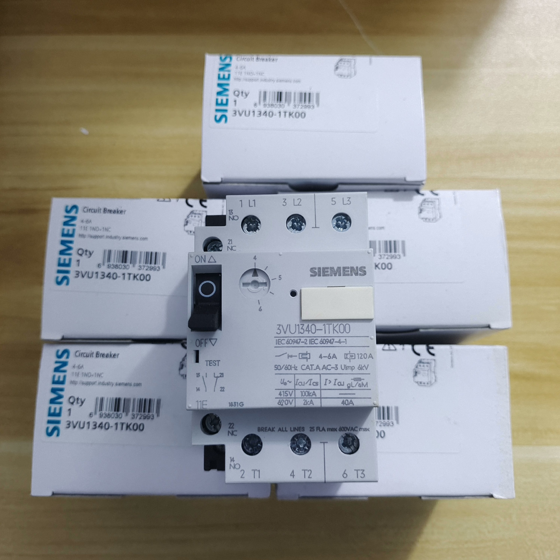 SIEMENS西门子3VU1340 - 1TK00马达保护断议价