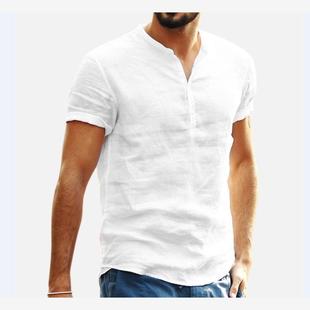 Shirts For Men Shirt Summer Man Mens Loose Clothes Black