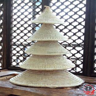 草帽锅盖酱缸盖帽民族风纯手工草编烹饪用具云南锅具石锅蒸汽锅盖