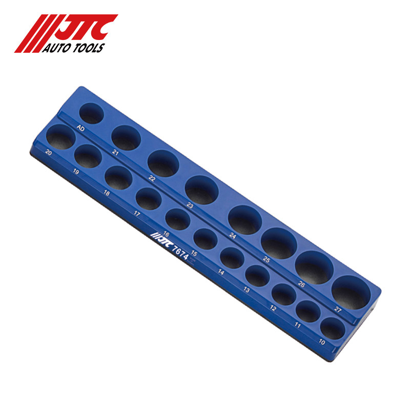 台湾JTC汽修专用工具 大飞1/2套筒磁座架19个孔位 JTC7674