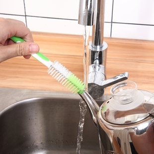茶壶嘴清洁刷长柄壶口刷嘴刷杯刷家用瓶口刷管道内壁清洁刷大小号