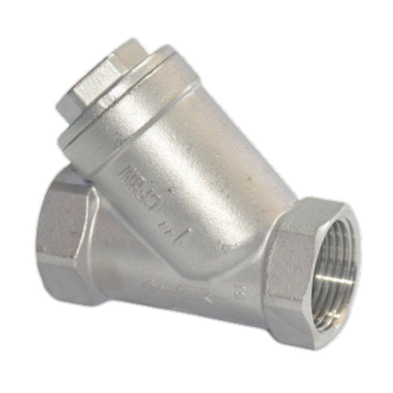 304不锈钢内螺纹过滤器y型201过滤阀门GL11W内丝丝扣过滤网过滤器