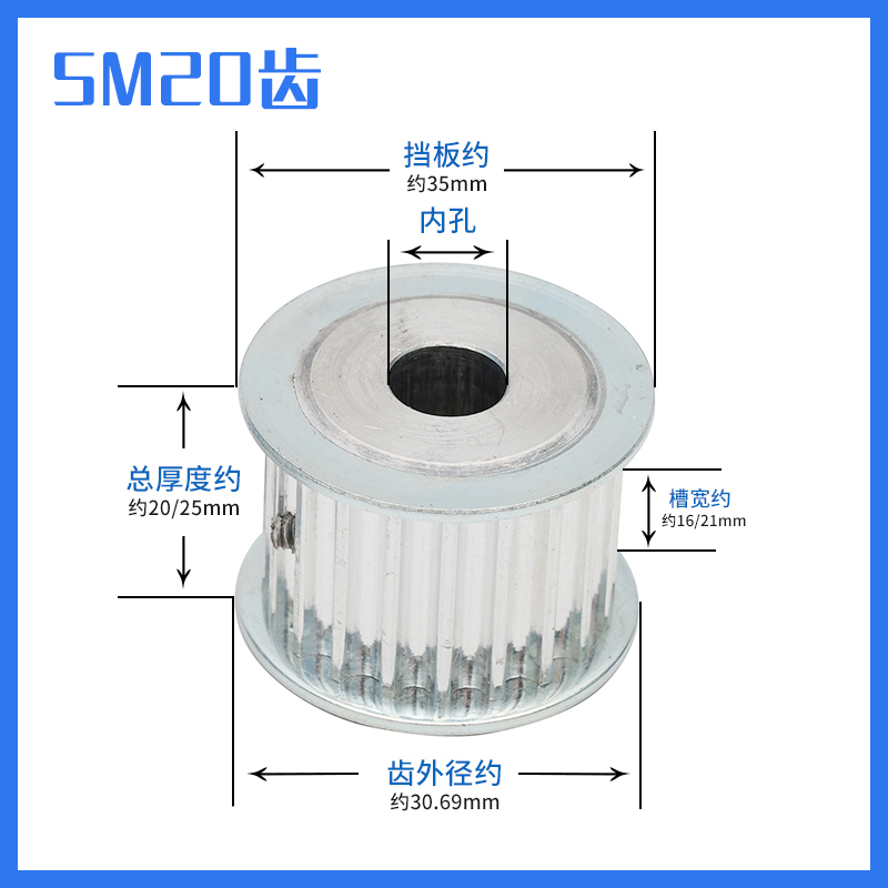 现货两面平齿槽宽型同步