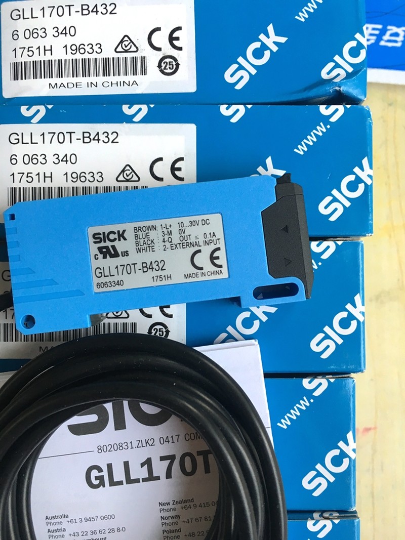 德国西克光纤放大器WLL170-2P162 WLL170-2N162 GLL170T-B432