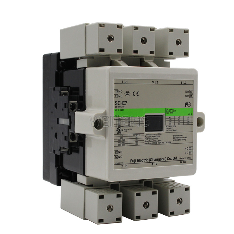 询价常熟富士 SC-E7 N7P 接触器75KW 150A SE150AA-C触点常开常闭