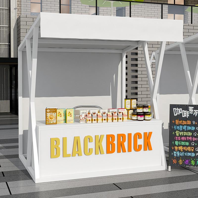 移动可折叠摊位架定制摆