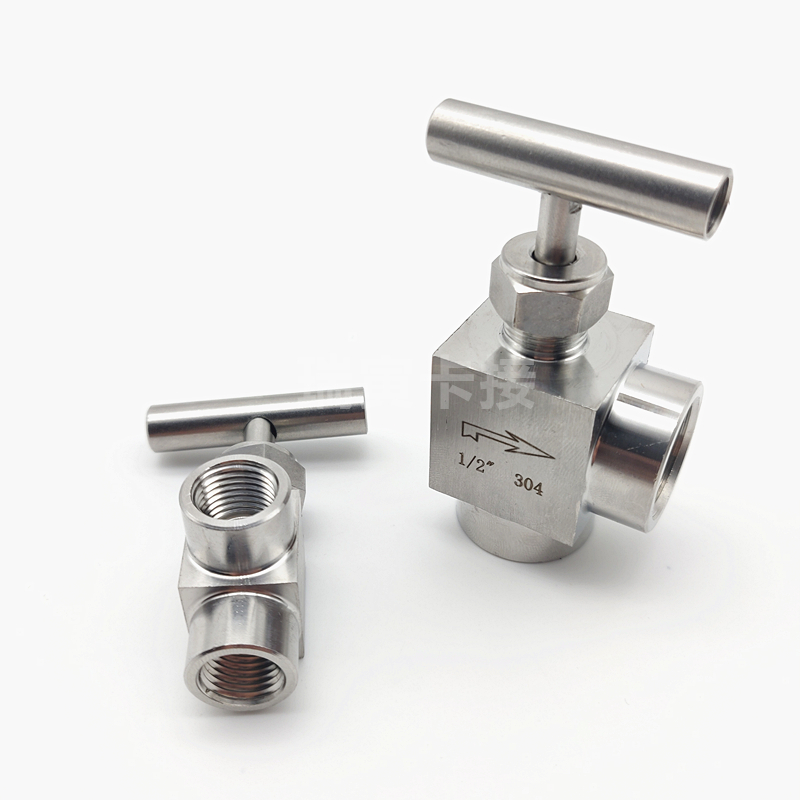 不锈钢角式针型阀内丝直