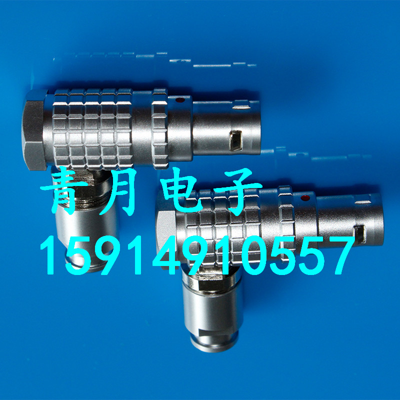 直角型推拉自锁弯插头芯