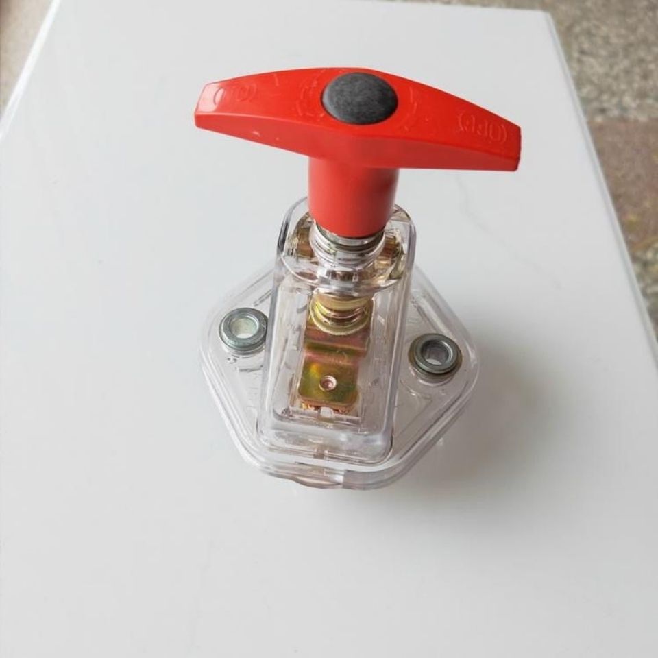 货车汽车电源总开关 12V24伏纯铜电瓶断电电磁式开关货车电闸刀闸