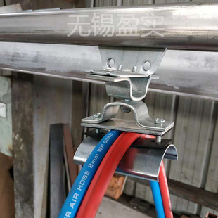气管旋转电缆滑车 焊割设备挂气管 有机肥发酵 C型钢水管滑轨滑轮