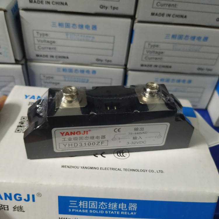 阳继YANGJI 工业级单相交流固态继电器 YHD3100ZF