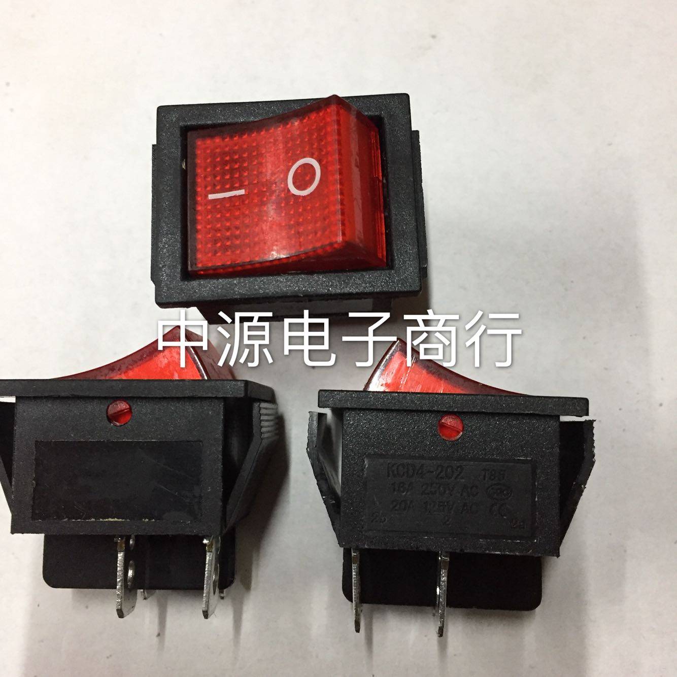 船型开关电源开关KCD4-202红色 6脚2档带灯 KCD4翘板开关16A/250V,农用物资,可移动滴灌袋,淘宝优惠券,粉丝福利购,淘宝优惠卷