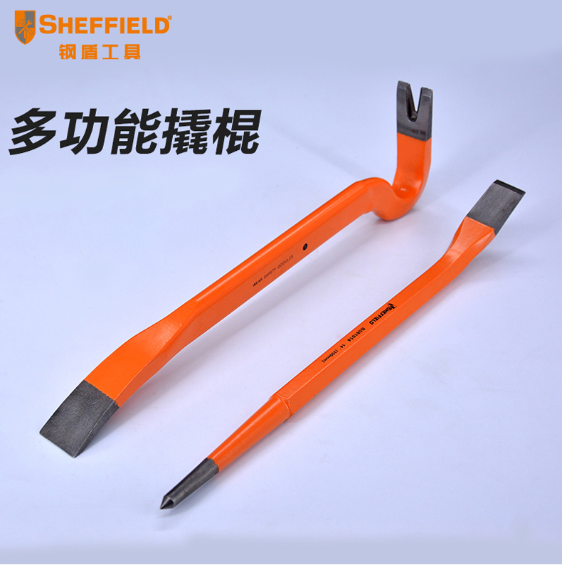 钢盾撬棍特种扁头棒补胎