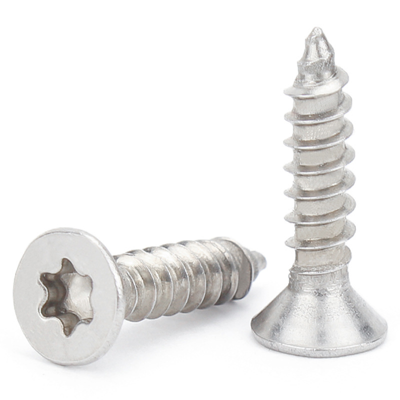 不锈钢沉头梅花槽自攻螺