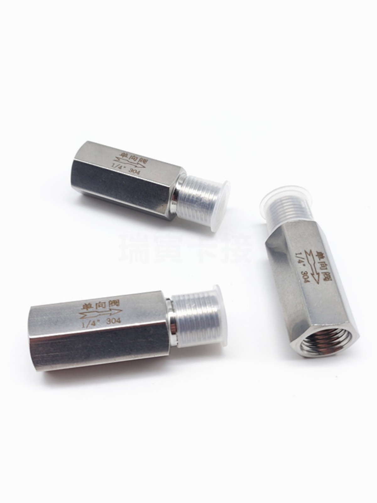 不锈钢内外丝单向阀研磨