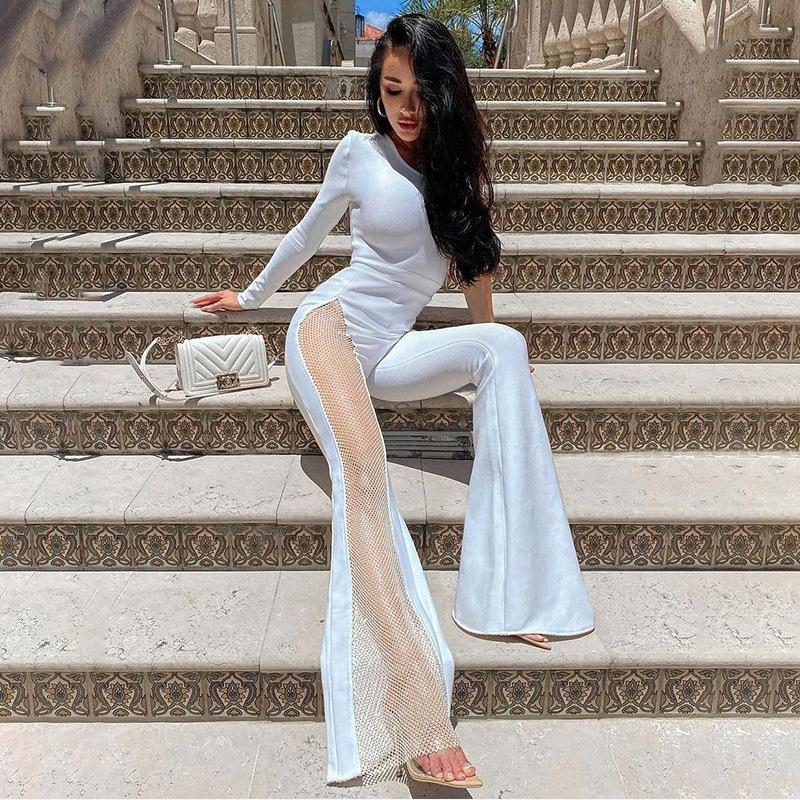 欧美女2021秋新时尚纯色单肩