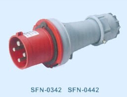 上丰工业插头四极芯防水