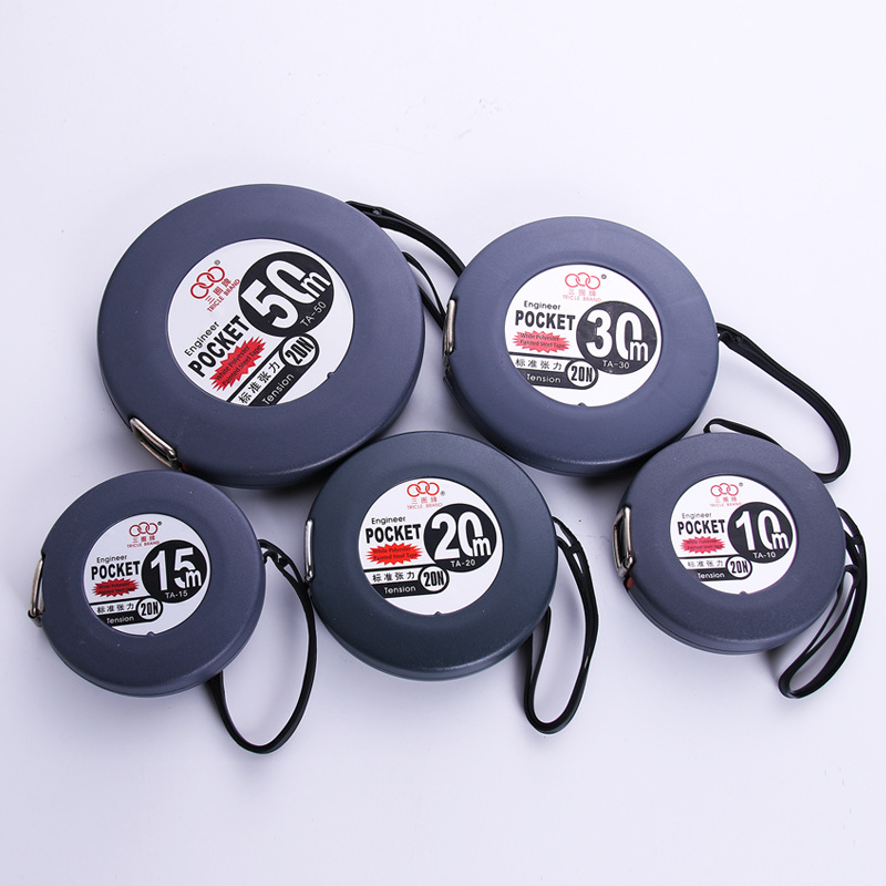 上海三圈牌钢卷尺便携式