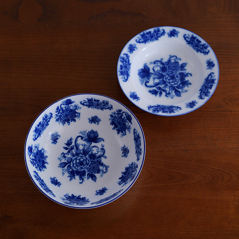 出口英国蓝彩手绘釉下彩青花陶瓷西餐餐盘 家用汤盘大圆深盘鱼盘,玩具/童车/益智/积木/模型,其它玩具,淘宝优惠券,粉丝福利购,淘宝优惠卷