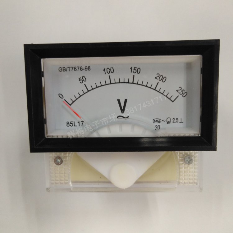 85L17 250V 交流电压表 指针式电流电压表 面板表