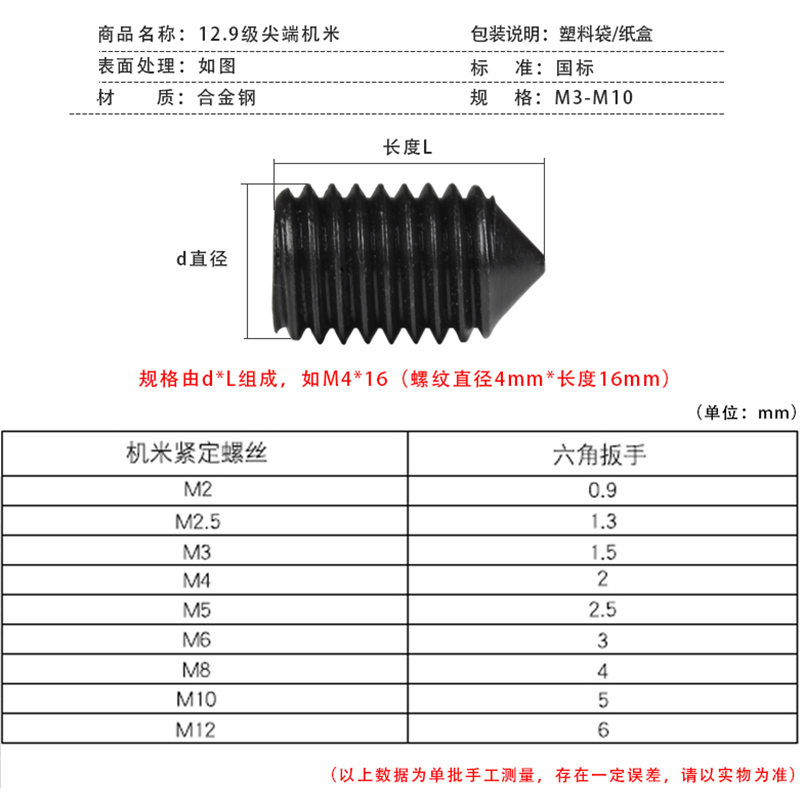 级无头内六角螺丝紧定机