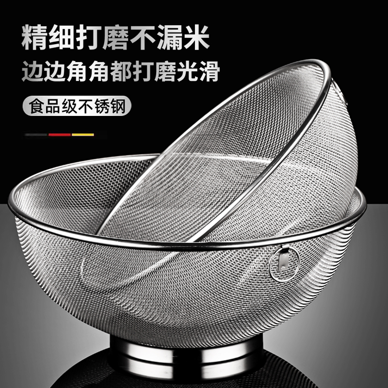 不锈钢厨房洗菜篮子沥水