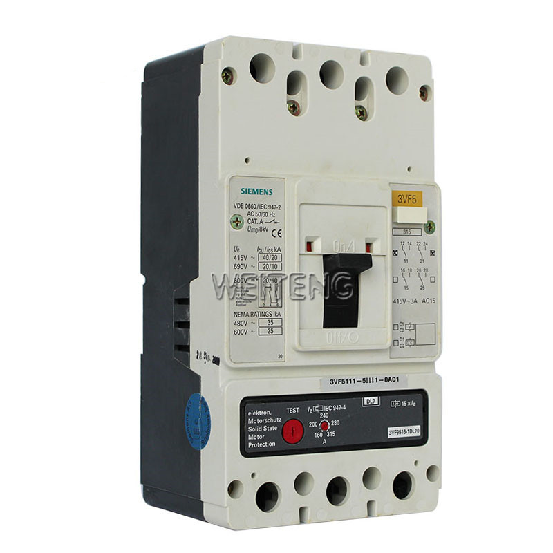 询价西门子 3VF5111-5111-0AC1 空气总闸开关 3P 三相 315A塑壳断