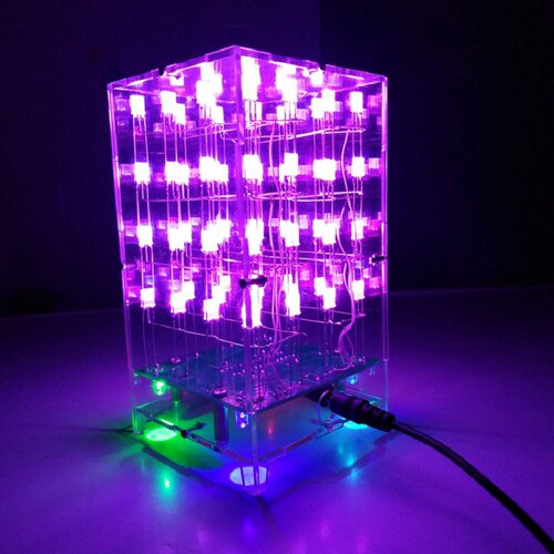 3D4*4*4光立方电子手工制作diy散件自制电子产品组装LED原件套件