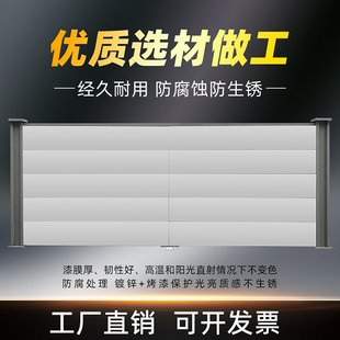 钢板围挡冲孔围挡防风挡板市政工程建筑工地隔离板护栏钢结构护栏