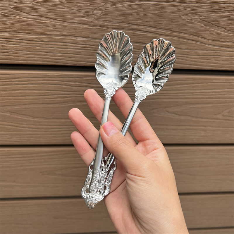 【宫廷】304不锈钢勺子高颜值韩式拌饭吃饭勺长柄汤匙汤勺餐勺