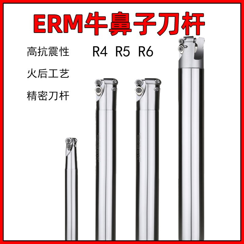 EMR圆鼻铣刀杆R5数控加工中心C20刀杆R4刀杆1003刀片抗震C12