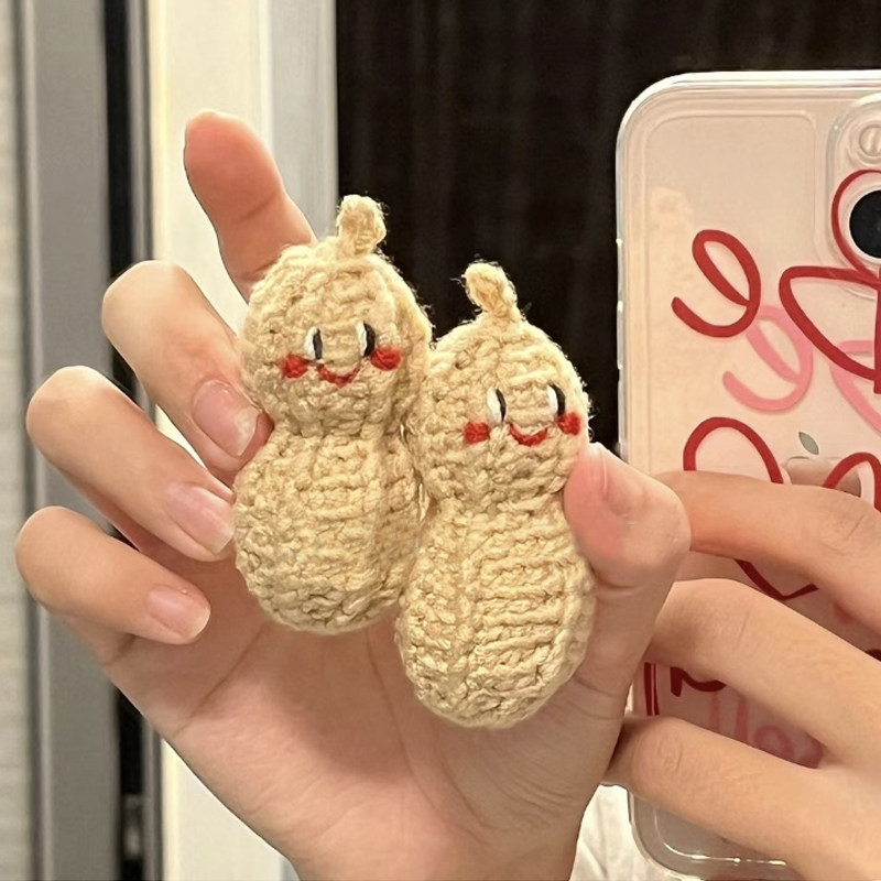 解闷手工编织送礼物手工毛线钩织章鱼小花生diy材料包钥匙扣包挂,服饰配件/皮带/帽子/围巾,DIY编织材料包,淘宝优惠券,粉丝福利购,淘宝优惠卷