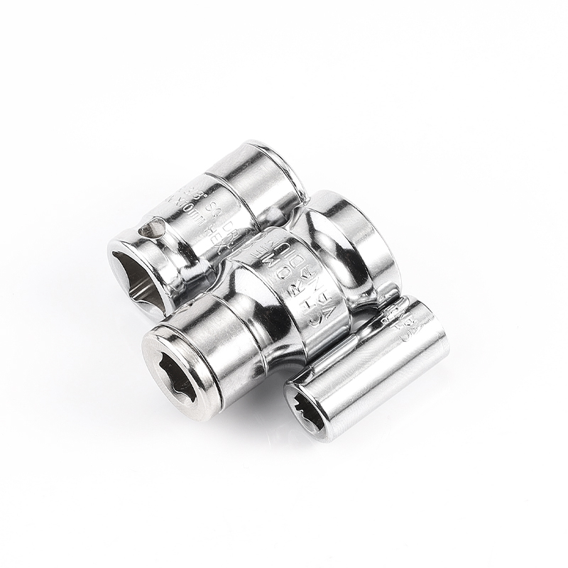 批头转换头套筒转接头弹套大中小飞扣环套筒H6.35/8/10mm旋具接头