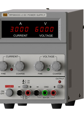 美瑞克RPS6003C-2 60V 3A 4位毫安数显直流稳压可调电源