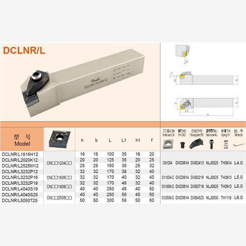 新款加硬外圆数控刀杆DC