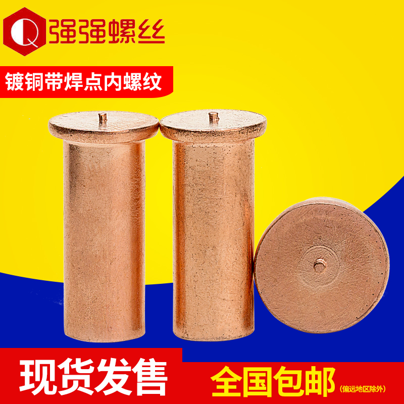 镀铜带焊点内螺纹接柱母