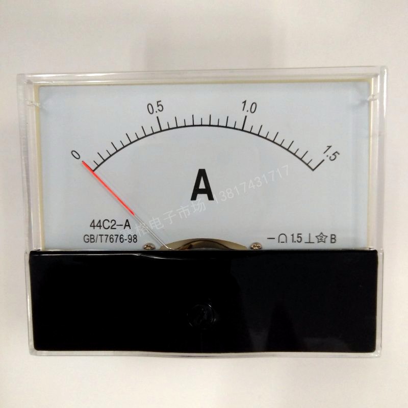 44C2 1A 1.5A 2A 3A 5A 10A 指针式直流电流  DC指针直流mA电流表