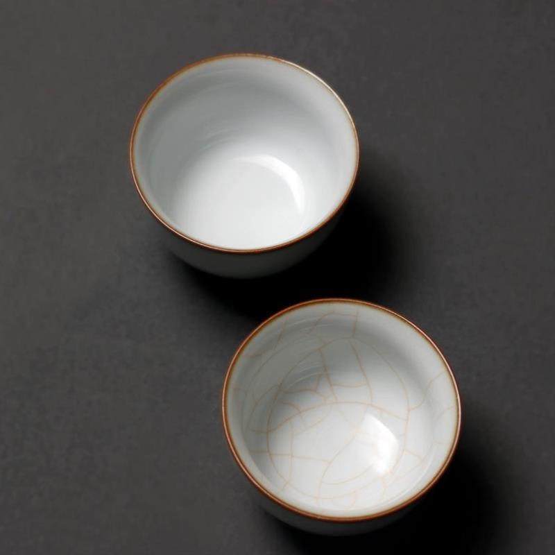 汝窑功夫茶具茶杯子主人杯单杯女开片品茗杯单个汝瓷茶碗陶瓷大号,节庆用品/礼品,文化创意杯子,淘宝优惠券,粉丝福利购,淘宝优惠卷