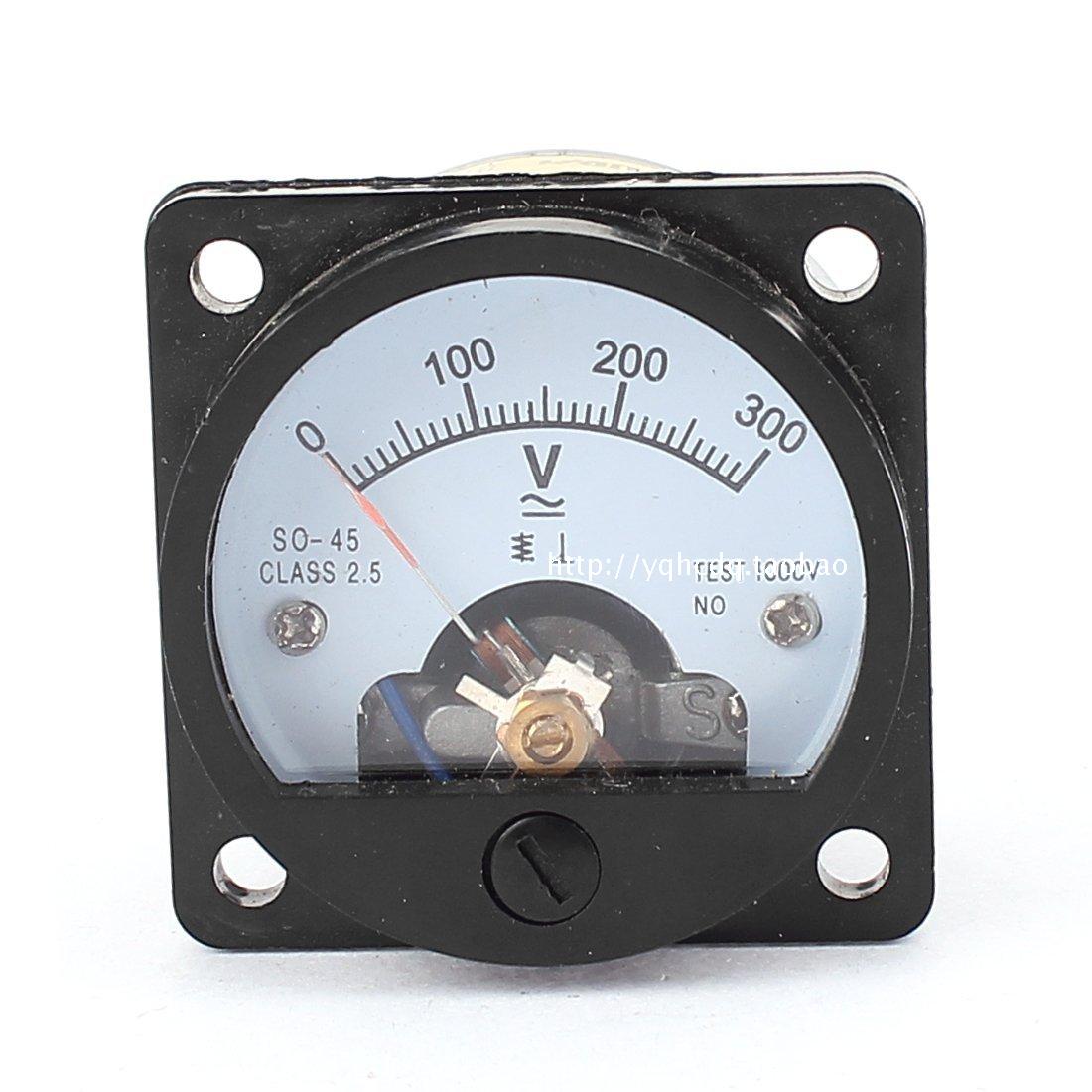圆形交流电压表SO-45 0-300V 交流电压表表头45*45mm