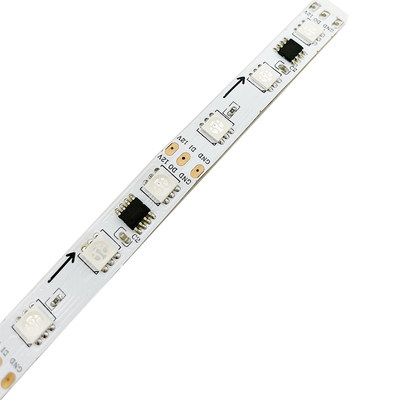 WS2811灯带兼容WS2812 12V全彩5050RGB可编程流水跑马LED灯条模块