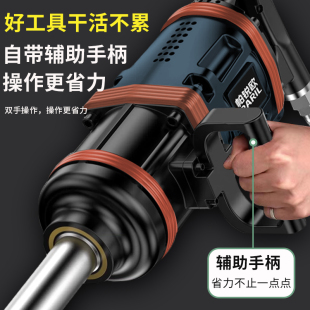 4工业级强力大扭力汽修补胎气动工具 大风炮气动扳手1寸车载重型3