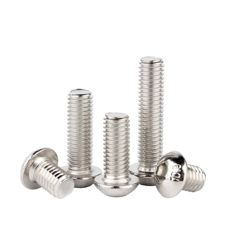 级镀镍半圆头内六角螺丝