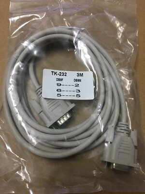 威纶触摸屏TK6071IPTK6071IQ与三菱板式PLC通讯线TK-RS232 TK-232