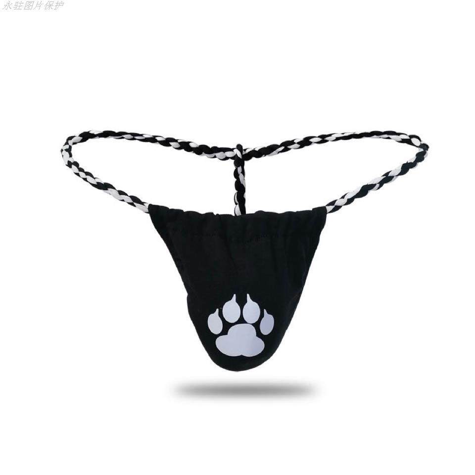 六尺裤日式丁字裤和风男日本兜裆布壮熊相扑内裤u熊刺绣透气爪印